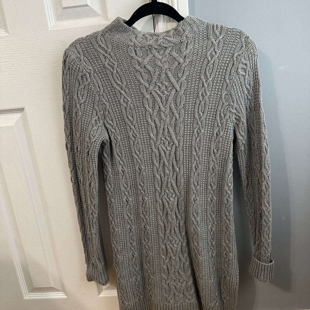 JEANNE PIERRE Gray Cowl Neck Sweater